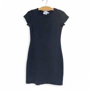 Princess Polly Black Knit Bodycon Dress -Size 4